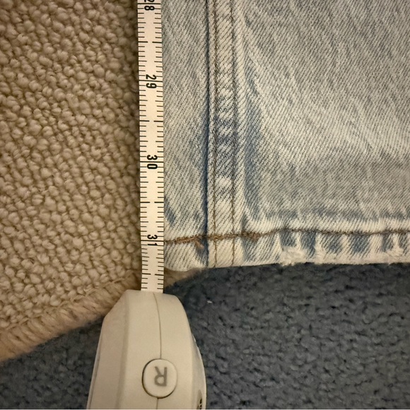 Abercrombie & Fitch Curve Love Ultra High Rise 90s Straight Denim Jeans 32 long - Picture 5 of 6